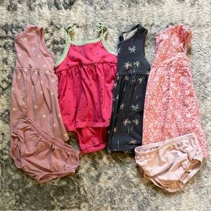 4 summer dresses / bodysuit dress